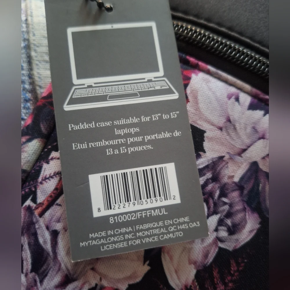NWT Vince Camuto Laptop Sleeve